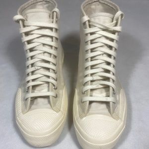 Superga lace-up hi-top sneakers Off White 7.5